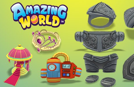 New Amazing World Items on GanzWorld Rewards!