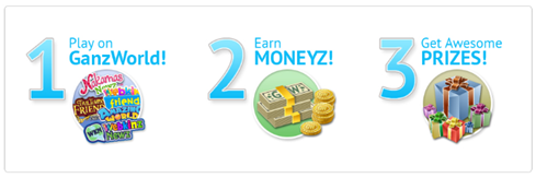 Play, Earn, Win. GanzWorld Rewards.