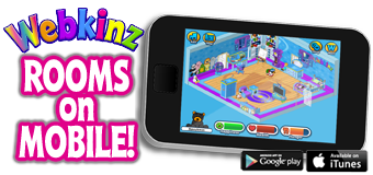 Rooms Now Available on Webkinz Mobile!